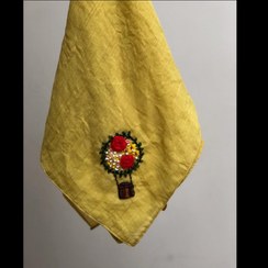 تصویر اسکارف طرح بالون گل 