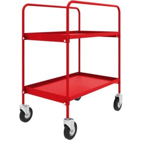 تصویر ترولی دو طبقه ظرفیت 300 کیلوگرم charkhesh arya 09122813154