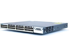 تصویر سوئیچ سیسکو مدل WS-C3750X-48P-S استوک Cisco WS-C3750X-48P-S 48Port Switch Stock