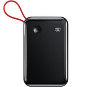 تصویر پاوربانک بیسوس Mini S Digital Display 10000mAh با کابل آیفون 