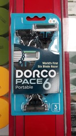 تصویر ژیلت ۶ تیغه دورکو، ۳ عددی 