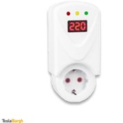 تصویر محافظ برق دیجیتال تک مدل 7000 ارت دار 