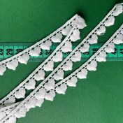 تصویر نوار گیپور طرح قلب عرض 1.5 سانتی 