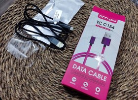 تصویر کابل شارژر فست شارژ 2.1A دیتا دار تایپ سی تسکو مدل TSCO TC C154 - مشکی Cable Data & charging TSCO Model TC C154 Fast charge 2.1A Type-c