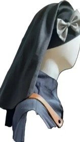 تصویر سربند زنانه مشکی 