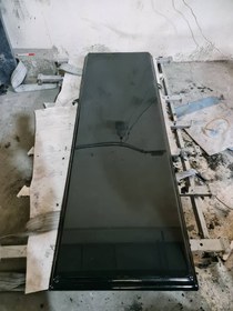 تصویر سنگ قبر گرانیت مشکی ابعاد ۱۸۰ در ۶۰ ضخامت ۵ سانت 