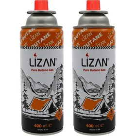 تصویر کپسول گاز سفری 220 گرمی لیزن مدل کمپینگ بسته دو عددی 