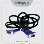 تصویر کابل ROYAL VGA 3+4 50M 