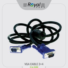 تصویر کابل ROYAL VGA 3+4 50M 