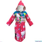 تصویر حوله پالتویی کودک آتنا مدل کیتی سایز 70 