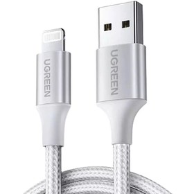 تصویر کابل شارژ USB به لایتنینگ مدل US199-60156 یوگرین 