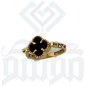 تصویر انگشتر نلی _ مشکی 