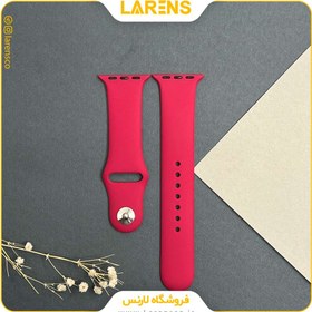 تصویر لارنس | قیمت و خرید بند سیلیکون اپل واچ 38/40/41mm کد36 - Rose Red 