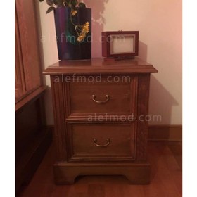 تصویر پاتختی چوبی مدل 17931 