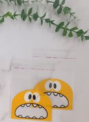 تصویر سلفون بسته بندی کوکی . اکسسوری - زرد 