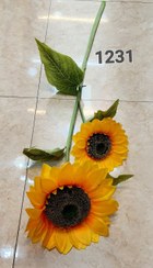 تصویر شاخه آفتابگردان 2گل 