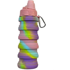 تصویر قمقمه سیلیکونی تاشو 