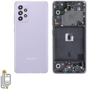 تصویر فریم زیر و دور ال سی دی سامسونگ Samsung A52 4G/A525 MIDDLE HOUSING FRAME ا تخت زیر ال سی دی + فریم میانی Samsung A52 4G/A525 تخت زیر ال سی دی + فریم میانی Samsung A52 4G/A525