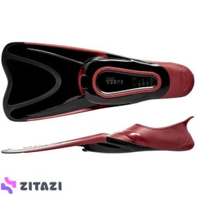 تصویر فین غواصی بزرگسالان سوبیا مدل Subea Adult Snorkeling Fins Claret Red 500 - زمان ارسال 15 تا 20 روز کاری 