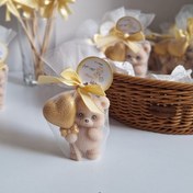 تصویر گیفت خرس بادکنک به دست 