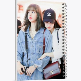 تصویر دفتر نت موسیقی 50 برگ خندالو طرح گروه بلک پینک Black Pink 