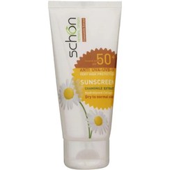 تصویر کرم ضد آفتاب رنگی شون +SPF50 مناسب پوست‌های خشک و معمولی حجم 50 میلی گرم 