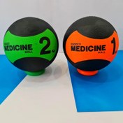 تصویر توپ مدیسینبال یک کیلویی One kilo medicine ball