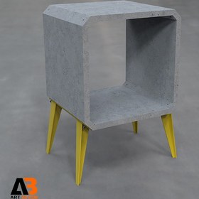 تصویر ساید تیبل بتنی طرح ژی 