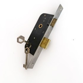 تصویر قفل 6/5 سانت کلیدی کاویان زرد 