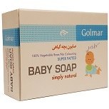 تصویر صابون بچه گیاهی گلمر 80 گرم GOLMAR SIMPLY NATURAL BABY SOAP 80g