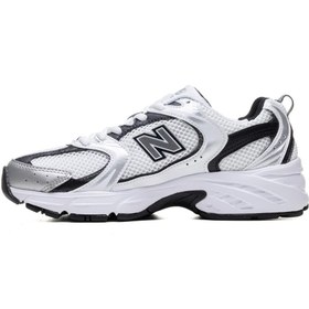 تصویر New Balance 530 زن کفش ورزشی نقره ای فلزی سفید 