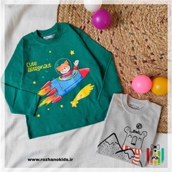 تصویر بلوز اسپرت بچگانه پاییزه - روباه فضانورد / سایز1 