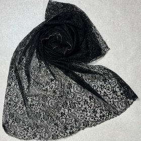 تصویر شال مجلسی دانتل تک رنگ 