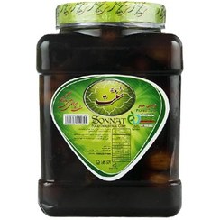 تصویر ترشی سیر سیاه سنت 1100 گرمی 