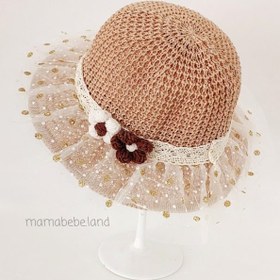 تصویر کلاه ساحلی تور دار 