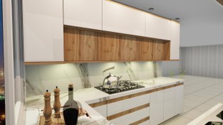 تصویر کابینت دو پله ام دی اف - انواع رنگ 