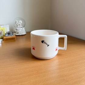 تصویر ماگ سرامیکی گربه 