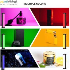 تصویر نور باتومی / باتوم لایت دارای ریموت لاکسیو مدل Luxceo P100 Portable RGB LED Video Light 