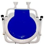 تصویر توالت فرنگی تاشو دیواری آسانا بدون قیف (با قابلیت نصب قیف تاشو)