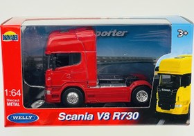 تصویر ماکت کشنده 1/64 ولی Scania V8 R730 