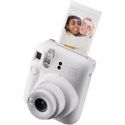 تصویر دوربین Fujifilm Instax Mini 12 Instant Film Camera Clay White Fujifilm Instax Mini 12 Instant Film Camera Clay White