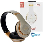 تصویر هدفون jbl مدل p30 سوپر بیس - رنگ سفید headphone jbl p30