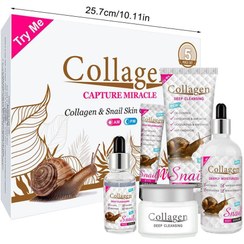 تصویر ست محصولات مراقبت از پوست صورت کلاژن حلزون Collagen & Snail Skin Care Series