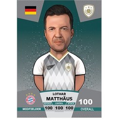 تصویر کارت فوتبالی کیمدی لوتار ماتئوس سری پریمیوم توپ طلا - 2024 Lothar Matthaus