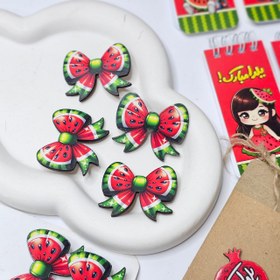 تصویر گیره مو طرح پاپیون یلدا 