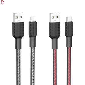 تصویر کابل تبدیل USB به MICROUSB هوکو مدل X69 ANTI-WINDING طول 1 متر Hoco X69 MicroUSB Cable 1m