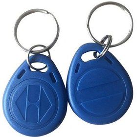 تصویر تگ RFID 125KHZ زرد مدل جاکلیدی 