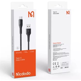 تصویر کابل شارژ یو اس بی به تایپ سی یک متری مک دودو Mcdodo Charge Data Cable CA-227 