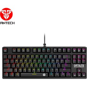 تصویر کیبورد گیمینگ فن تک مشکی Keyboard Gaming Fantech MK872 Black Keyboard Gaming Fantech MK872 Black