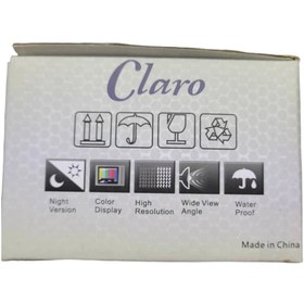 تصویر دوربین چشم ماهی لنز متحرک برند کلارو مدل CL-291AHD Claro CL-291AHD moving lens fisheye camera